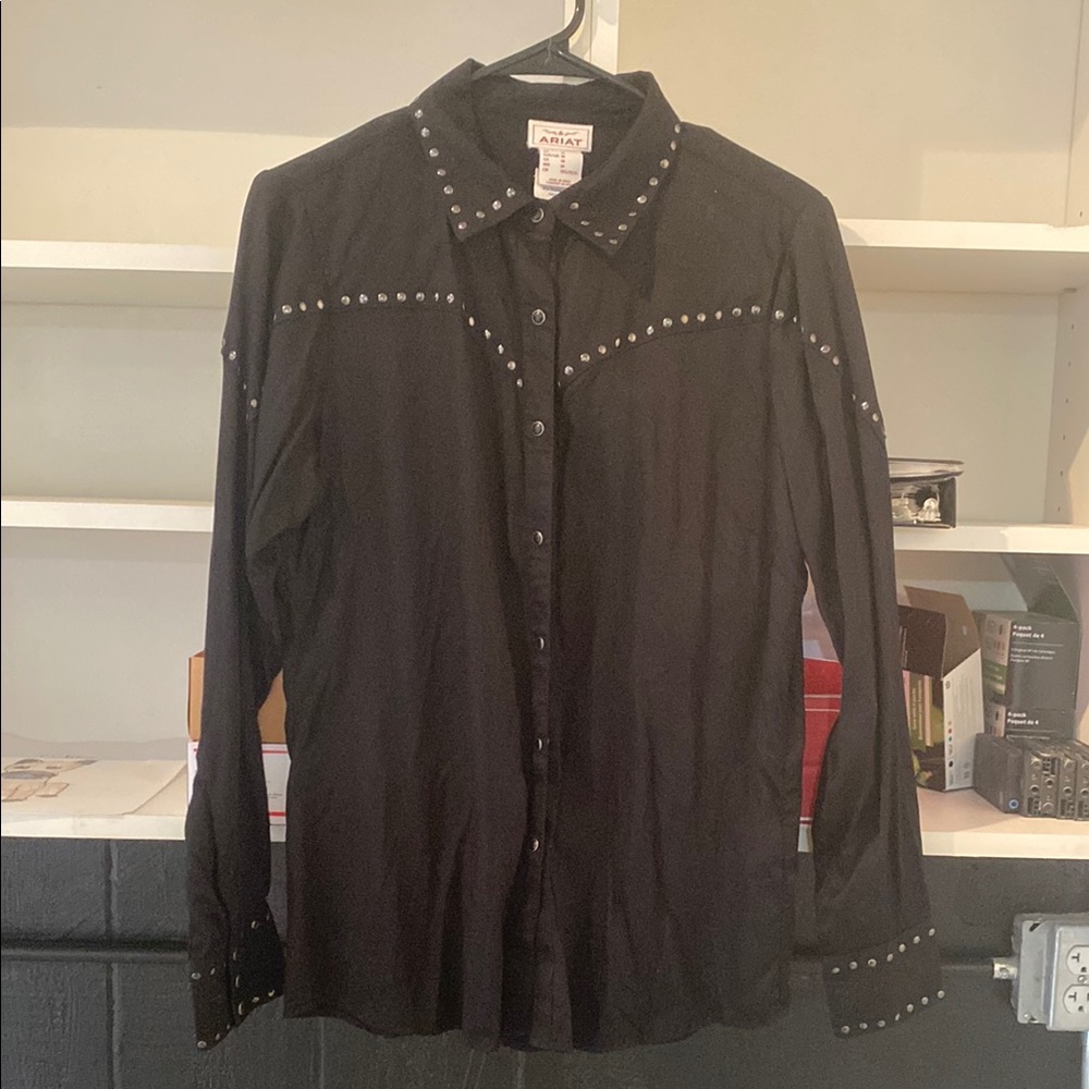 Ariat Men's Black Western Shirt